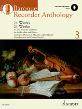 Baroque Recorder Anthology 3 + Audio online